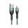 Kabel USAMS Kabel pleciony U55 2A micro USB zielony 1m